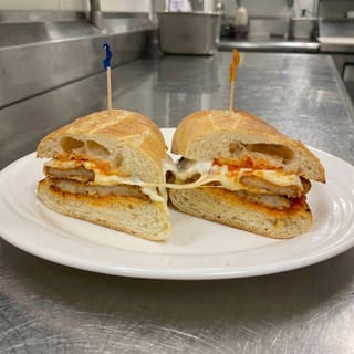 Veal Parmigiana sub
