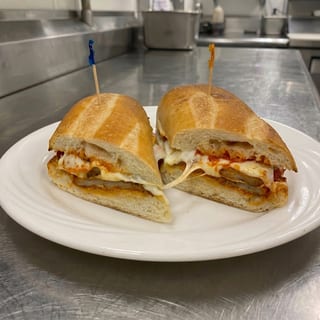Eggplant Parmigiana sub